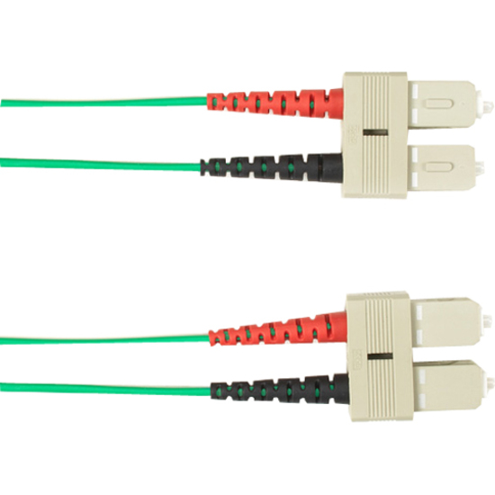 Black Box Colored Fiber OM3 50/125 Multimode Fiber Optic Patch Cable-OFNP Plenum