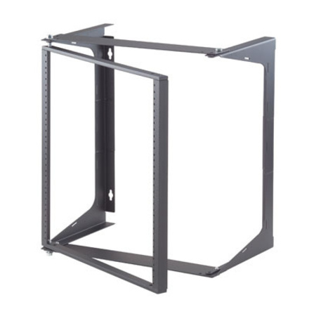 Ortronics Swing-EZ Wall Rack - Black - 25.00 in D