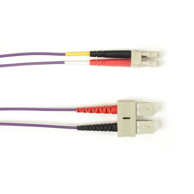 Black Box Colored Fiber OM1 62.5/125 Multimode Fiber Optic Patch Cable - OFNR PVC