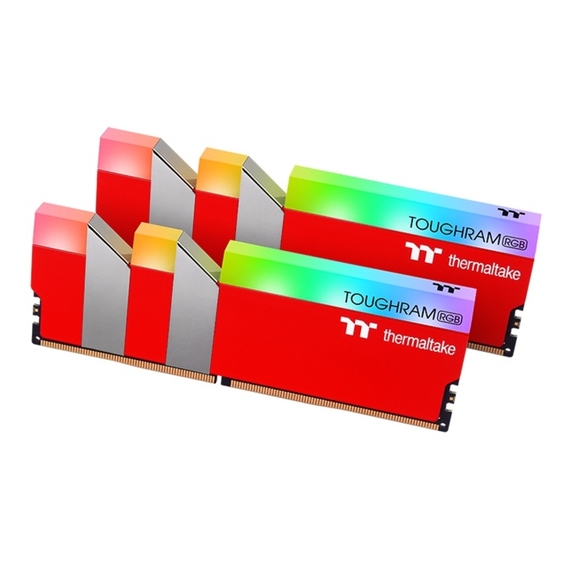 Thermaltake TOUGHRAM RGB Memory DDR4 3600MHz 16GB (8GB x2)-Racing Red