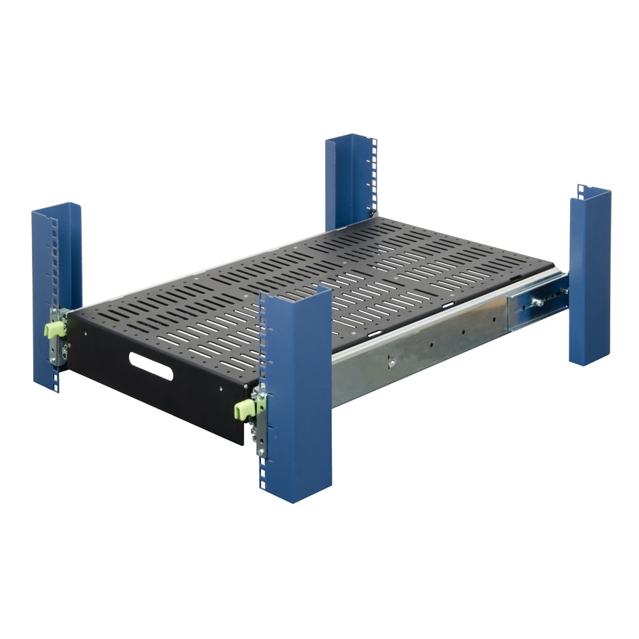 Rack Solutions 2U Extreme Heavy Duty Sliding Shelf 28in Depth (500 lbs)