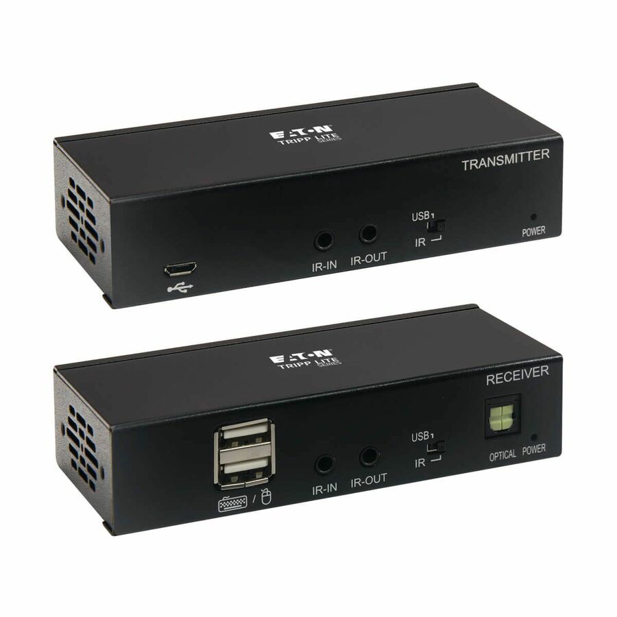 Eaton Tripp Lite Series USB-C to HDMI over Cat6 Extender Kit, KVM Support, 4K 60Hz, 4:4:4, USB, PoC, HDCP 2.2, up to 230 ft., TAA