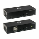 Eaton Tripp Lite Series USB-C to HDMI over Cat6 Extender Kit, KVM Support, 4K 60Hz, 4:4:4, USB, PoC, HDCP 2.2, up to 230 ft., TAA
