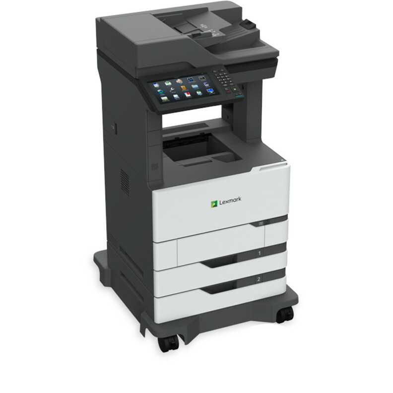 Lexmark MX822adxe Laser Multifunction Printer - Monochrome - TAA Compliant