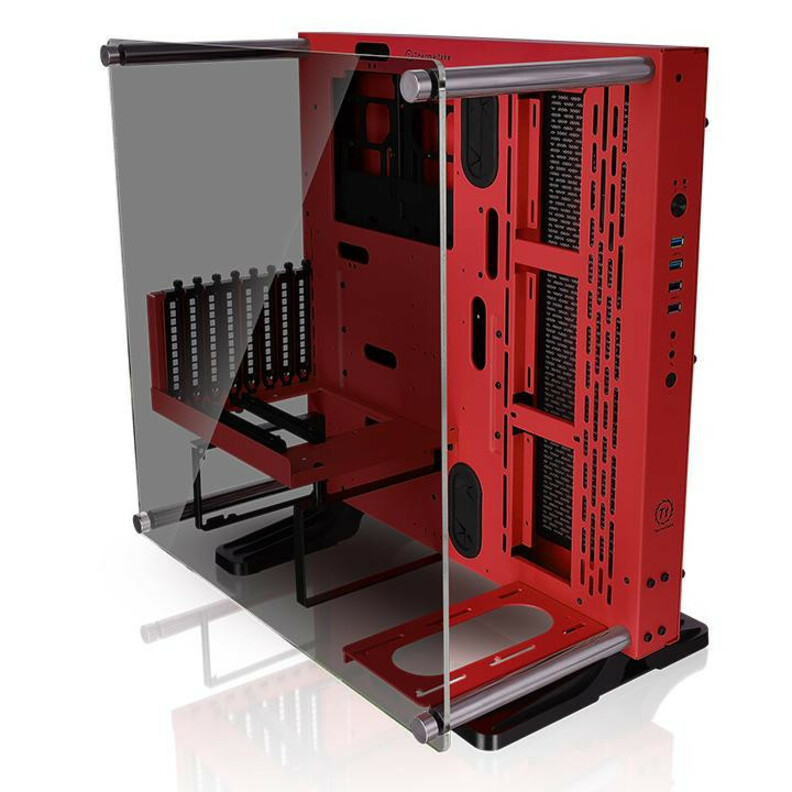 Thermaltake Core P3 Tempered Glass Red Edition ATX Open Frame Chassis