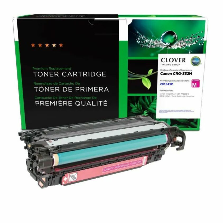 Clover Imaging Remanufactured Magenta Toner Cartridge for Canon CRG-332M (6261B012)