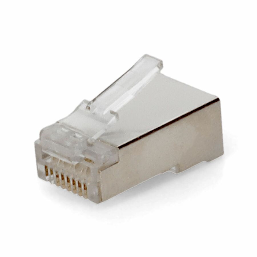 AddOn 100-Pack of Cat6 Shielded RJ-45 Male Non-Terminated Connectors