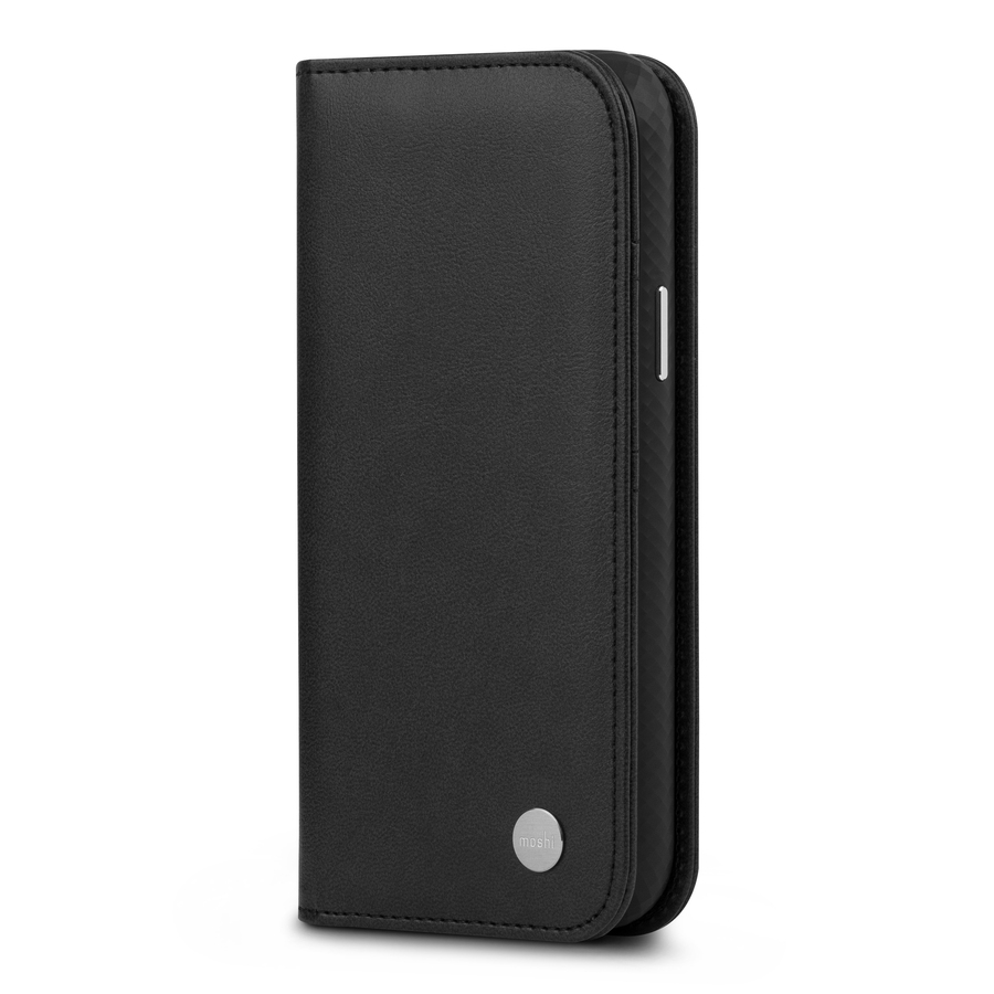 Moshi Overture Carrying Case (Wallet) Apple iPhone 12 Pro Max Smartphone - Jet Black