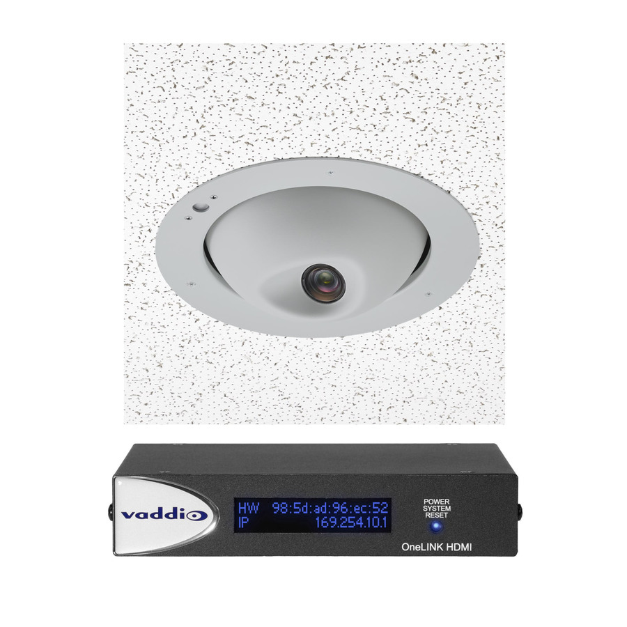 Vaddio RoboFLIP 4K HDBT OneLINK HDMI Video Conferencing System - Includes Camera and Interface - TAA Compliant