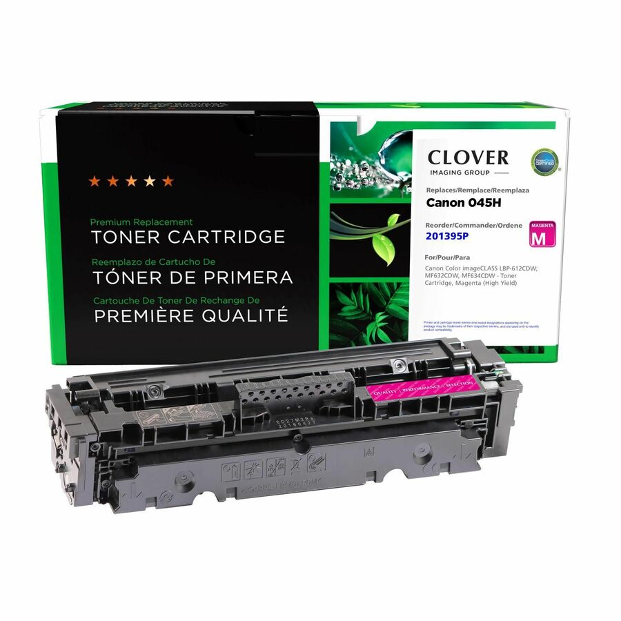 Clover Imaging Remanufactured High Yield Magenta Toner Cartridge for Canon 045H (1244C001)