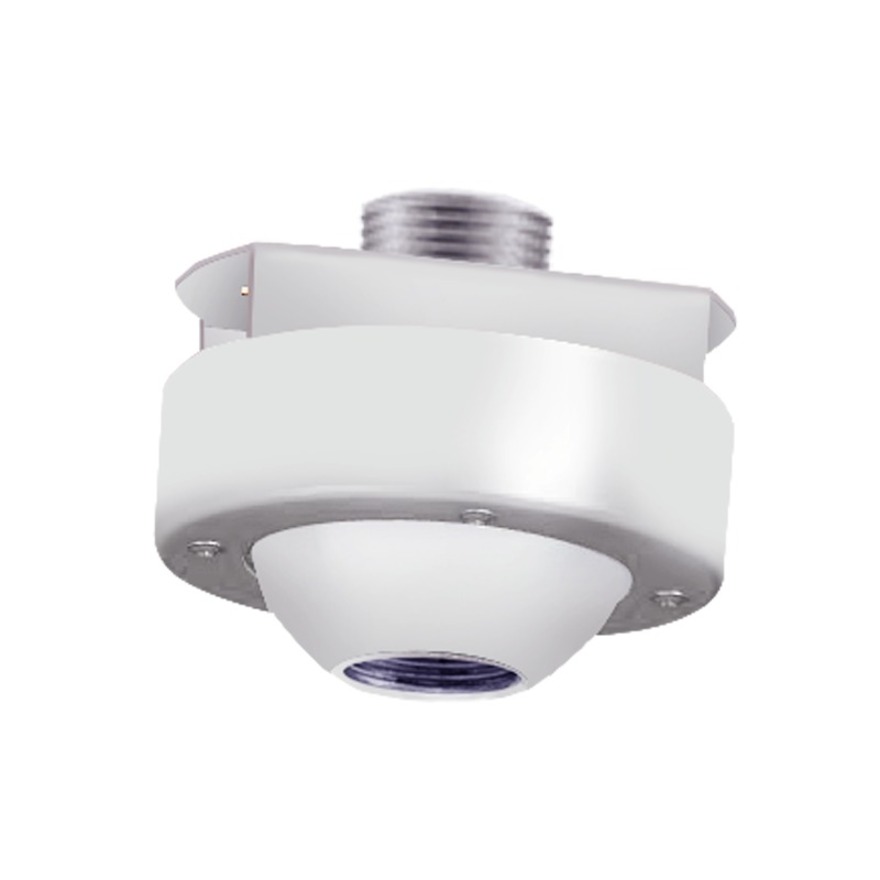 Hanwha Techwin Mounting Adapter for Extension Pipe, Mounting Adapter, Ceiling Mount, Back Box - White