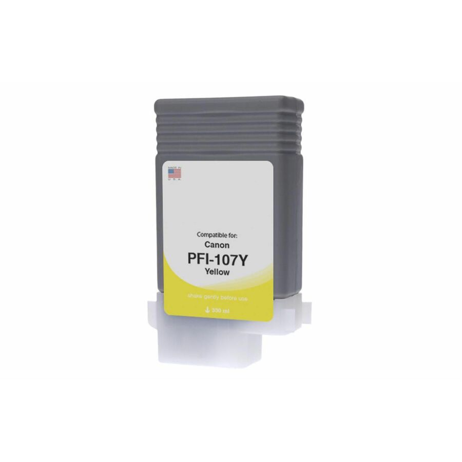 WF Non-OEM New Yellow Wide Format Ink Cartridge for Canon PFI-107 (6708B001AA)