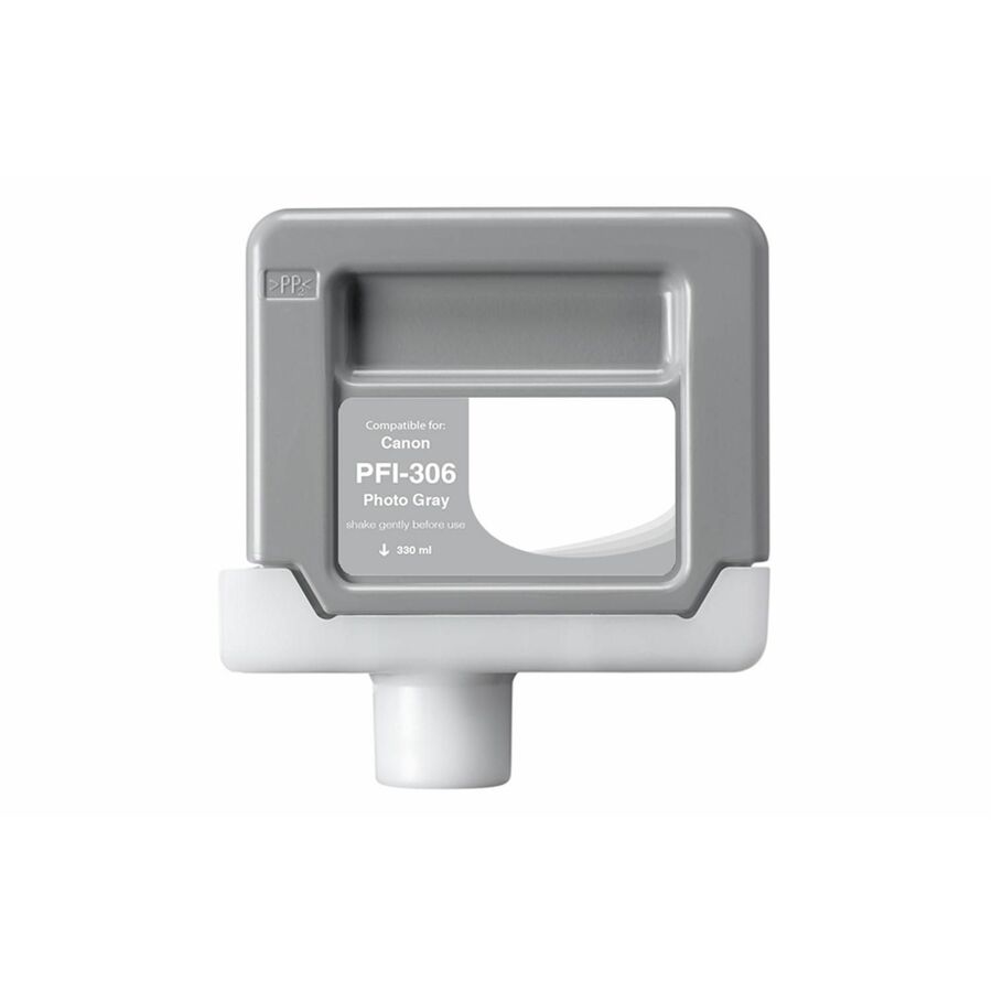 WF Non-OEM New Photo Gray Wide Format Ink Cartridge for Canon PFI-306 (6667B001AA)