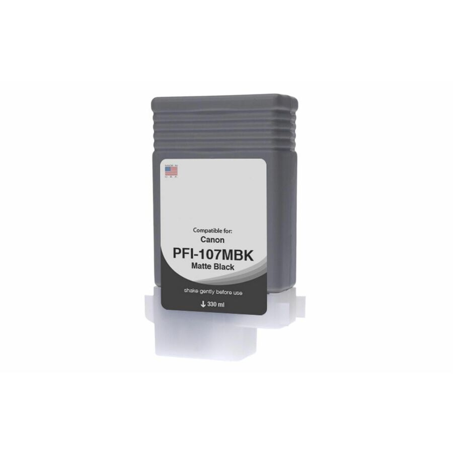 WF Non-OEM New Matte Black Wide Format Ink Cartridge for Canon PFI-107 (6704B001AA)