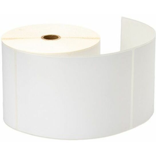 Brother 4in x 6in White Polypropylene Direct Thermal Label, Die Cut Roll
