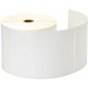 Brother 4in x 6in White Polypropylene Direct Thermal Label, Die Cut Roll
