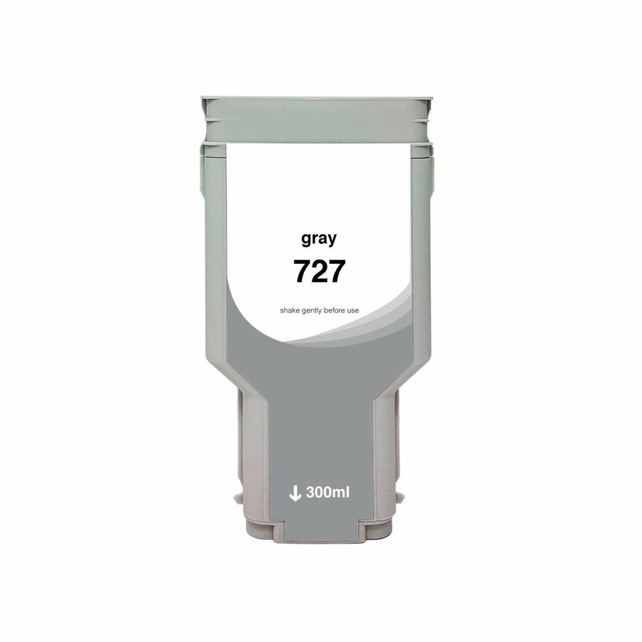 WF Non-OEM New High Yield Gray Wide Format Ink Cartridge for HP 727 (F9J80A)