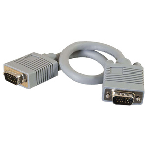 C2G 15ft Premium Shielded HD15 SXGA M/M Monitor Cable
