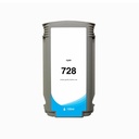 WF Non-OEM New Cyan Wide Format Ink Cartridge for HP 728 (F9J67A)