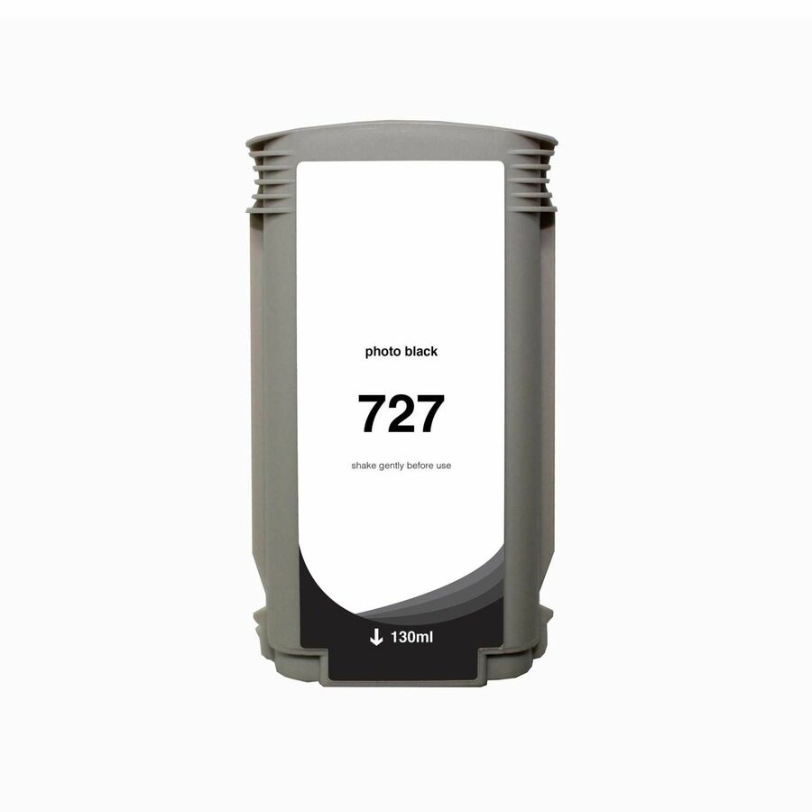 WF Non-OEM New Photo Black Wide Format Ink Cartridge for HP 727 (B3P23A)