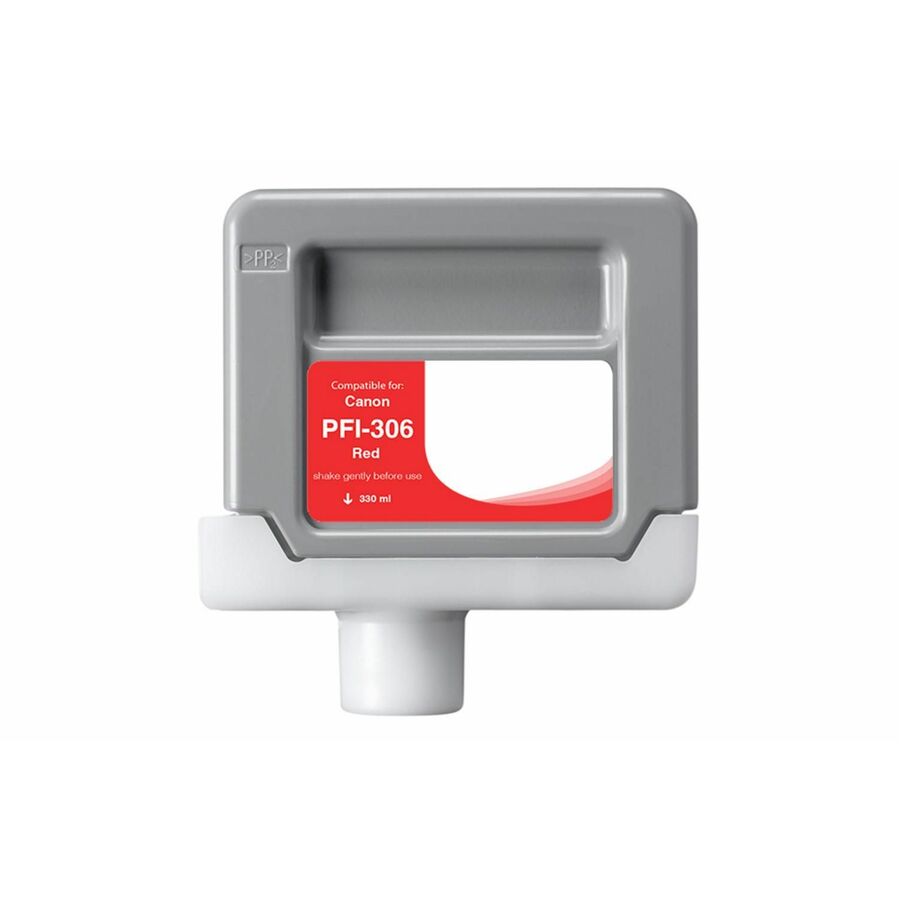 WF Non-OEM New Red Wide Format Ink Cartridge for Canon PFI-306 (6663B001AA)