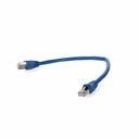 AddOn 5ft Blue CAT 6A Shielded PVC Ethernet Cable Snagless Easy Clear Boot RJ-45 M/M