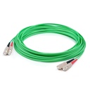 AddOn 70m SC to SC Green OM1 Duplex OFNR (Riser-Rated) MMF Fiber Patch Cable