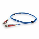 AddOn 3m ST to ST Blue OM1 Duplex OFNP (Plenum-Rated) MMF Fiber Patch Cable