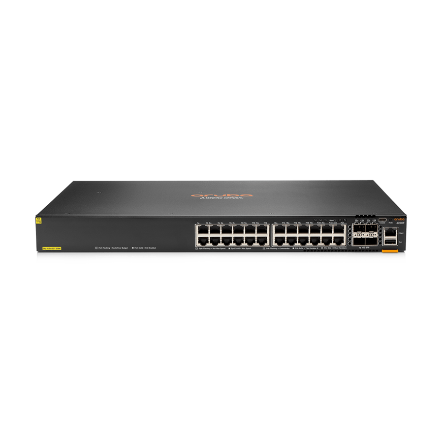HPE 6200F 24G Class4 PoE 4SFP+ 370W Switch