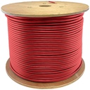 AddOn 1000ft Non-Terminated Red OM1 Duplex OFNR (Riser-Rated) 2-Strand Fiber Bulk Cable