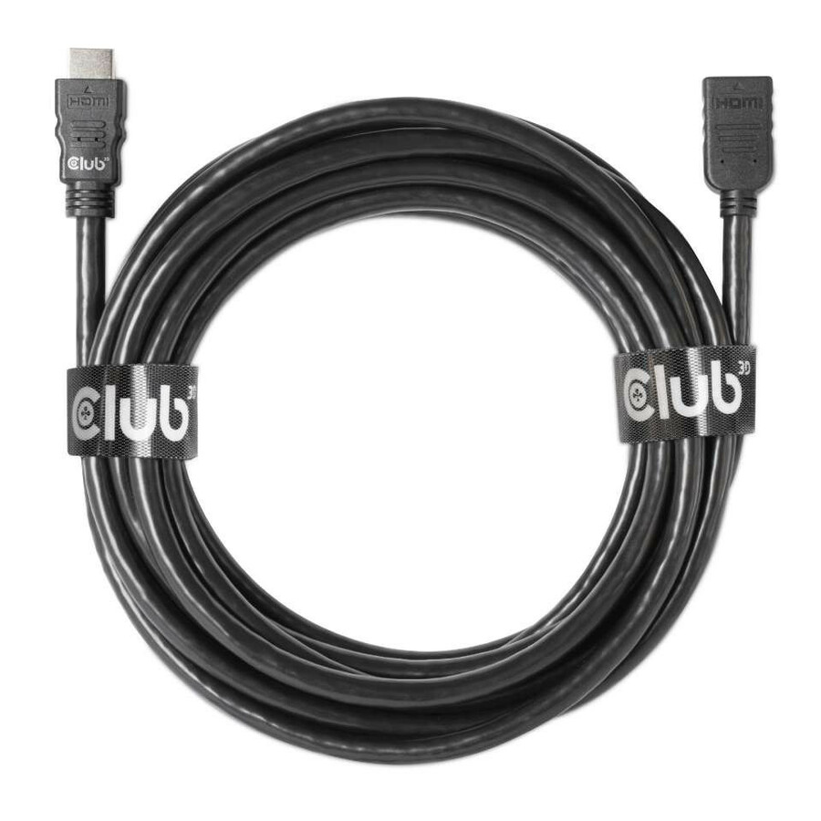 Club 3D High Speed HDMI Extension Cable 4K60Hz M/F 5m/16.4ft 26 AWG