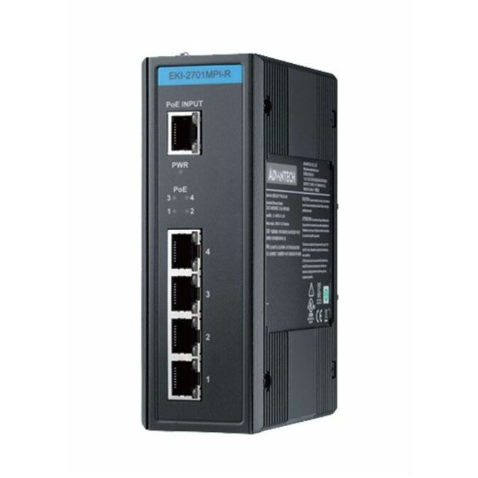 Advantech EKI-2701MPI-R 60W PoE Extender
