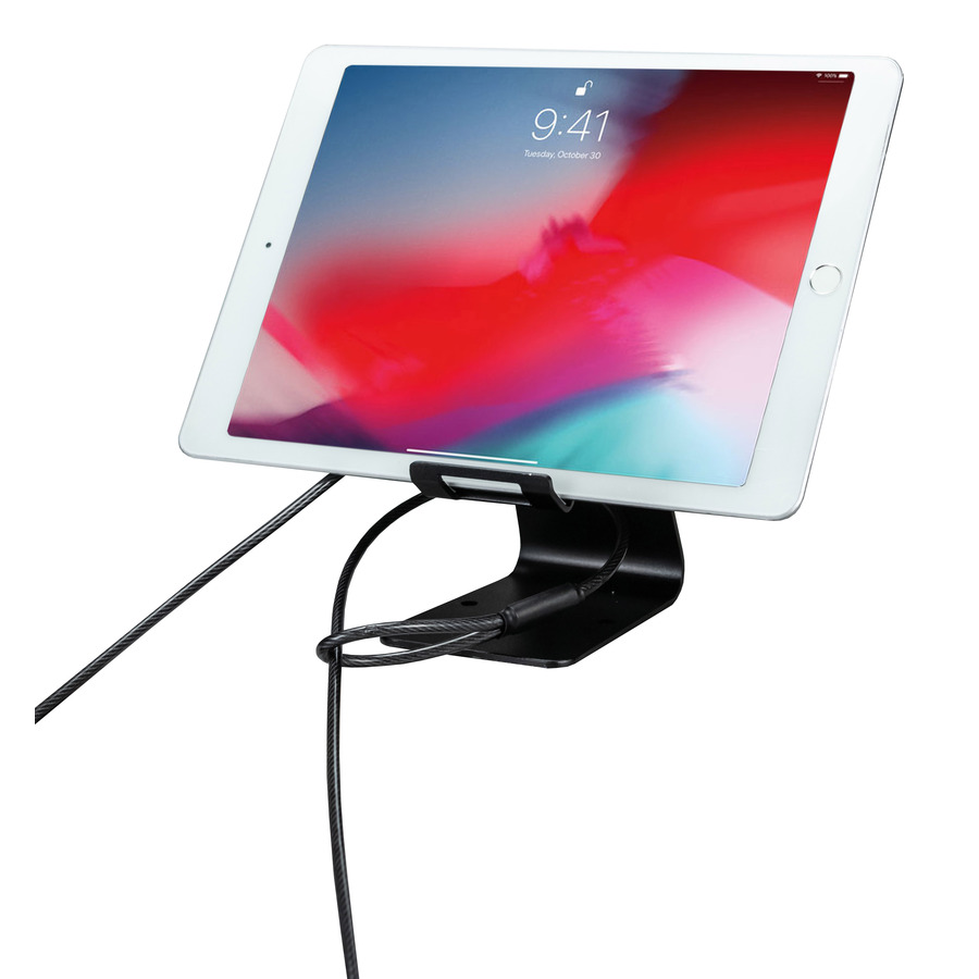 CTA Digital Tablet Security Kiosk Kit with Display Stand and Locking Cable