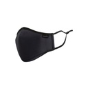 Moshi OmniGuard™ Mask with 3 Replaceable Nanohedron Filters - Ocean Black (S) PM 0.075 Filtration, Anti-bacterial Treatment, Washable and Reusable, Includes Carry Pouch