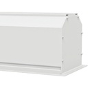Da-Lite Tensioned Advantage Projection Screen - Ceiling-Recessed - Parallax Stratos 1.0 - Automatic Closure Door - 123in