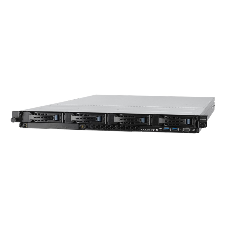 Asus RS500A-E9-RS4-U Barebone System - 1U Rack-mountable - Socket SP3 - 1 x Processor Support
