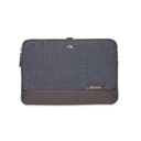 Brenthaven Collins Carrying Case (Sleeve) for 11" Apple, Microsoft Notebook, MacBook Air - Indigo Chambray