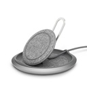 Moshi Lounge Q Wireless Charging Stand, Qi-certified 15 W Fast-charging with Adjustable Height for all Phones, Vertical or Horizontal Charging