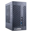 GeoVision GV-Mini UVS-NRLT256-00I7 Desktop Computer - Intel Core i7 - 8 GB - Mini PC - Black