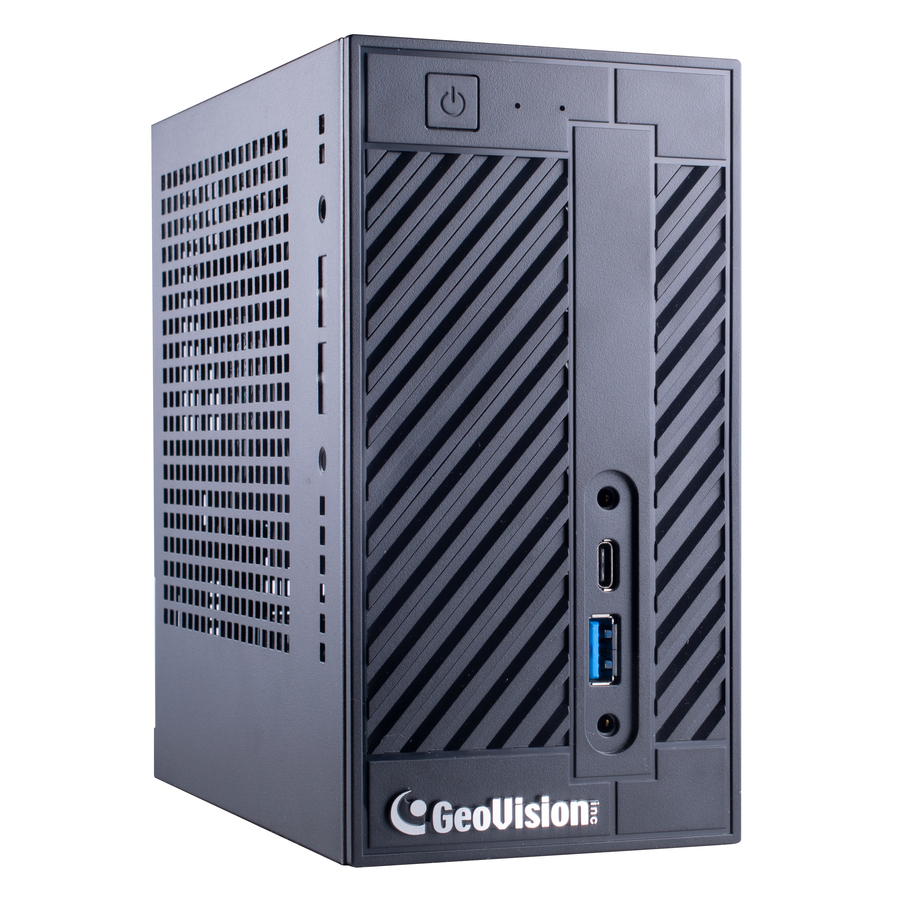 GeoVision GV-Mini UVS-NRLT256-0000 Desktop Computer - Intel Core i3 - 8 GB - Mini PC - Black