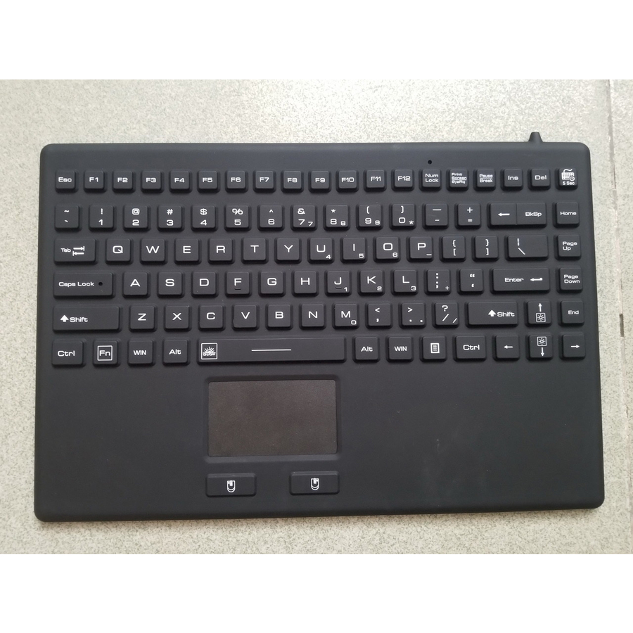DSI WATERPROOF IP68 SILICONE TENKEYLESS KEYBOARD WITH TOUCHPAD