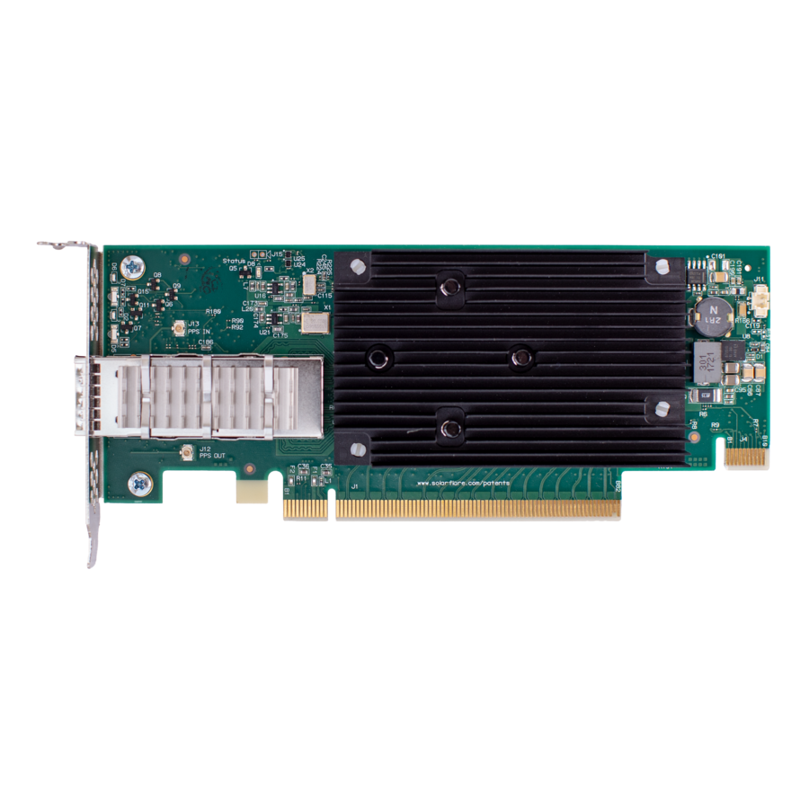 Solarflare XtremeScale X2541 100GbE Ultra-Low Latency Network Adapters