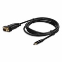 AddOn 2m USB C 3.1 Male to VGA Male Black Cable
