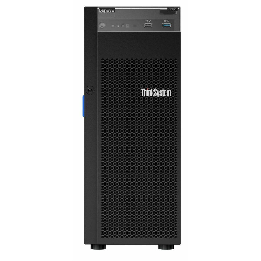 Lenovo ThinkSystem ST250 7Y45A04GNA 4U Tower Server - 1 Xeon E-2288G 3.70 GHz - 16 GB RAM - Serial ATA/600, 12Gb/s SAS Controller