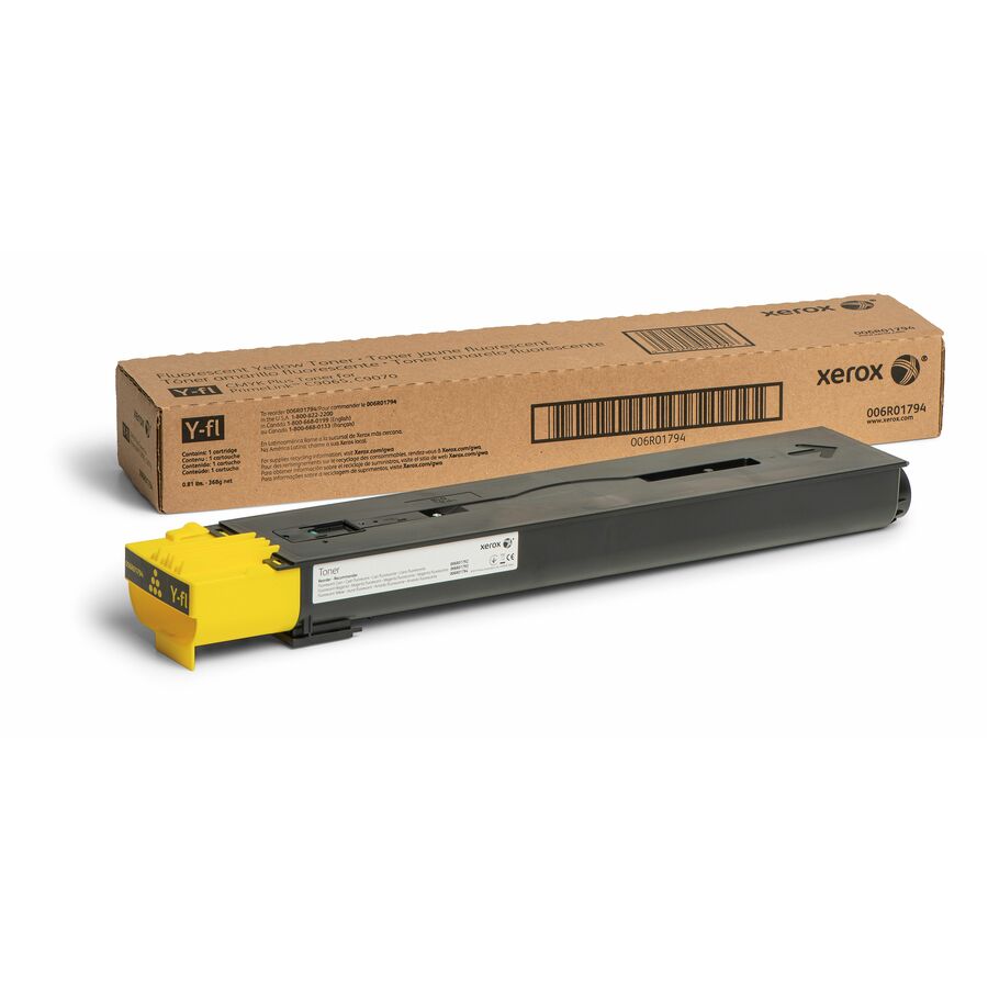 Xerox Genuine Xerox® PrimeLink® C9065/C9070 Color Printer Fluorescent Yellow Toner Cartridge