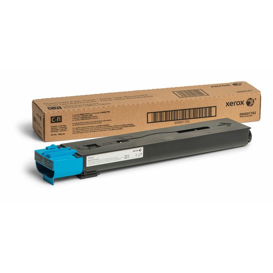 Xerox Genuine Xerox® PrimeLink® C9065/C9070 Color Printer Fluorescent Cyan Toner Cartridge