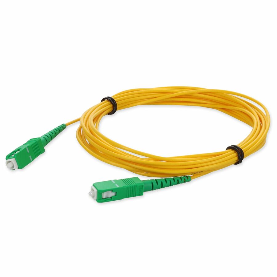 AddOn 5m ASC to ASC Yellow OS2 Simplex OFNR (Riser-Rated) SMF (Single Mode) Fiber Patch Cable, 9/125