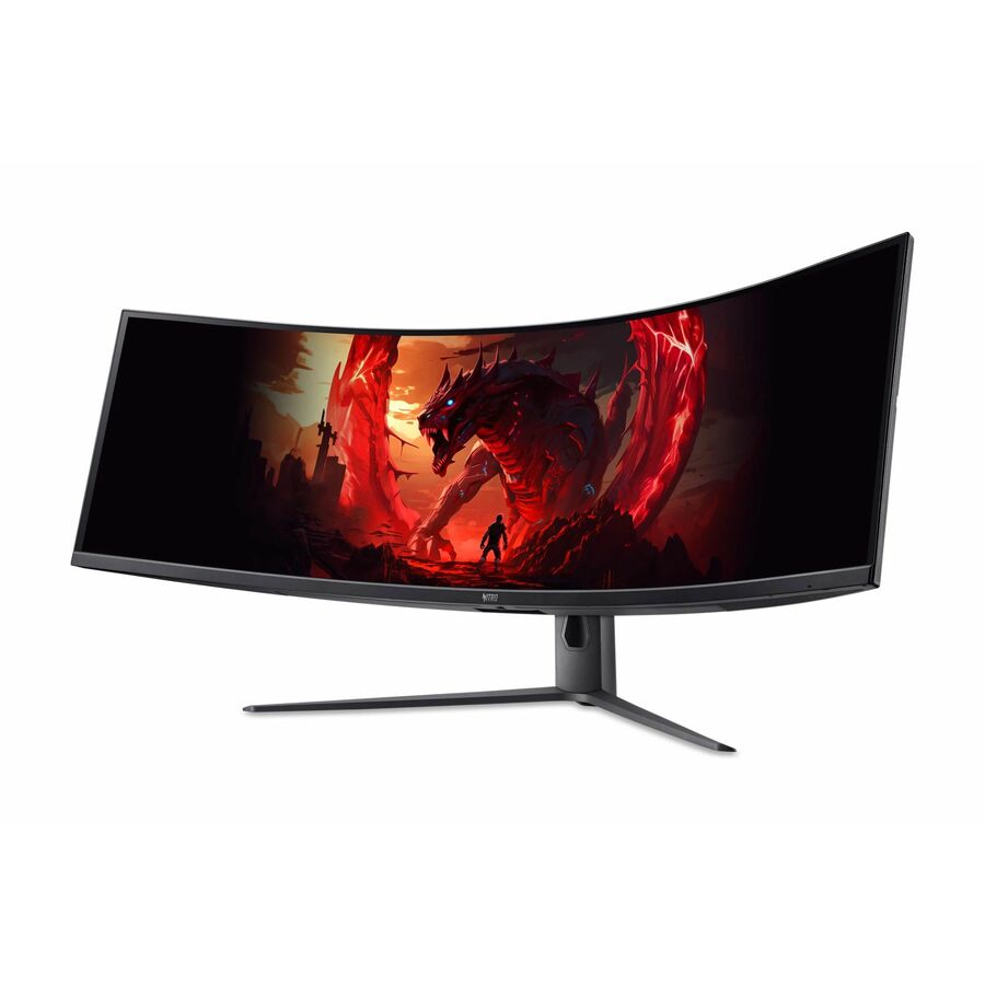 Acer Nitro EI491CUR J0 49" Class Gaming LCD Monitor - 32:9 - Black