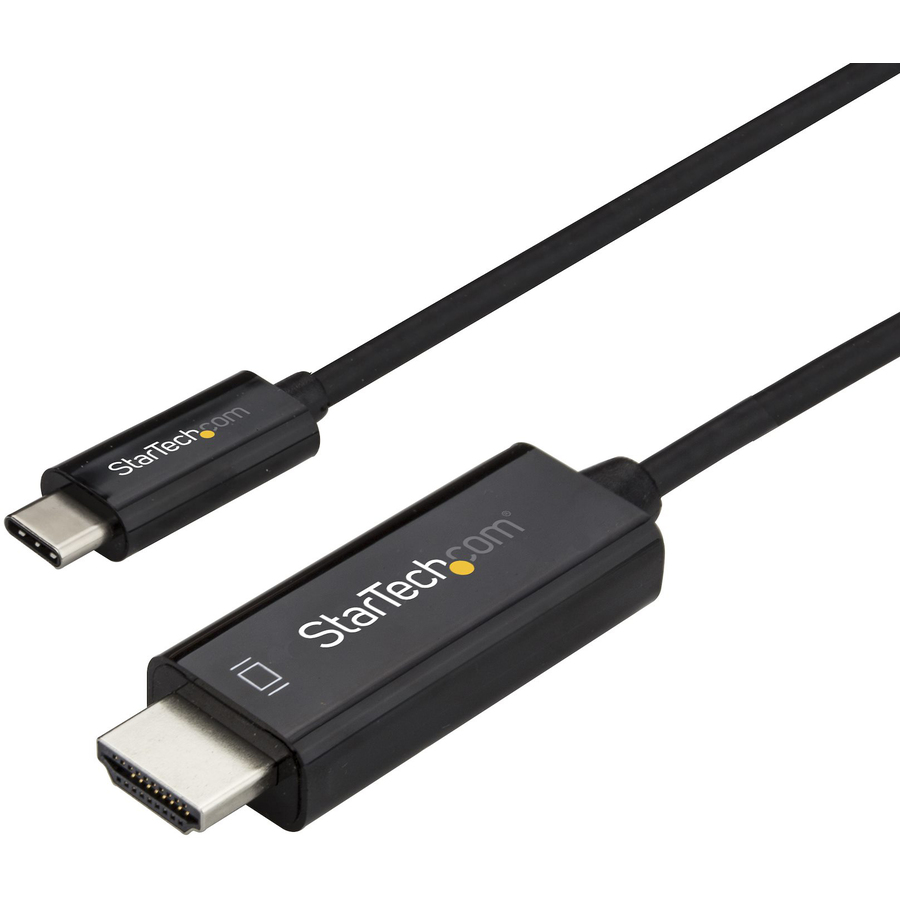 StarTech 10ft (3m) USB C to HDMI Cable - 4K 60Hz USB Type C DP Alt Mode to HDMI 2.0 Video Display Adapter Cable -Works w/Thunderbolt 3
