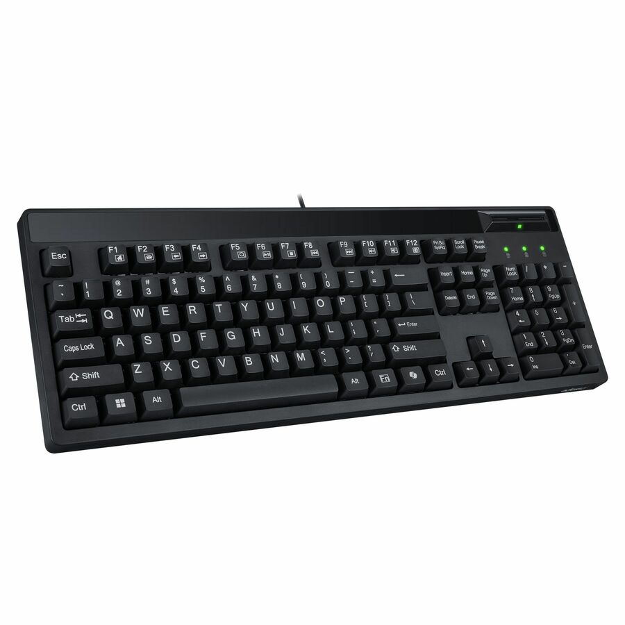 Adesso EasyTouch-130SB Desktop Mechanical Keyboard with Smart Card Reader